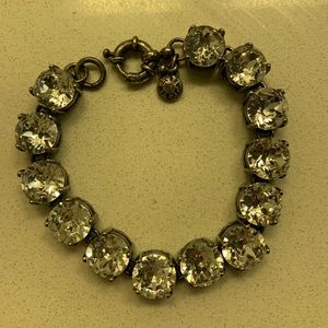 J.Crew round crystal bracelet